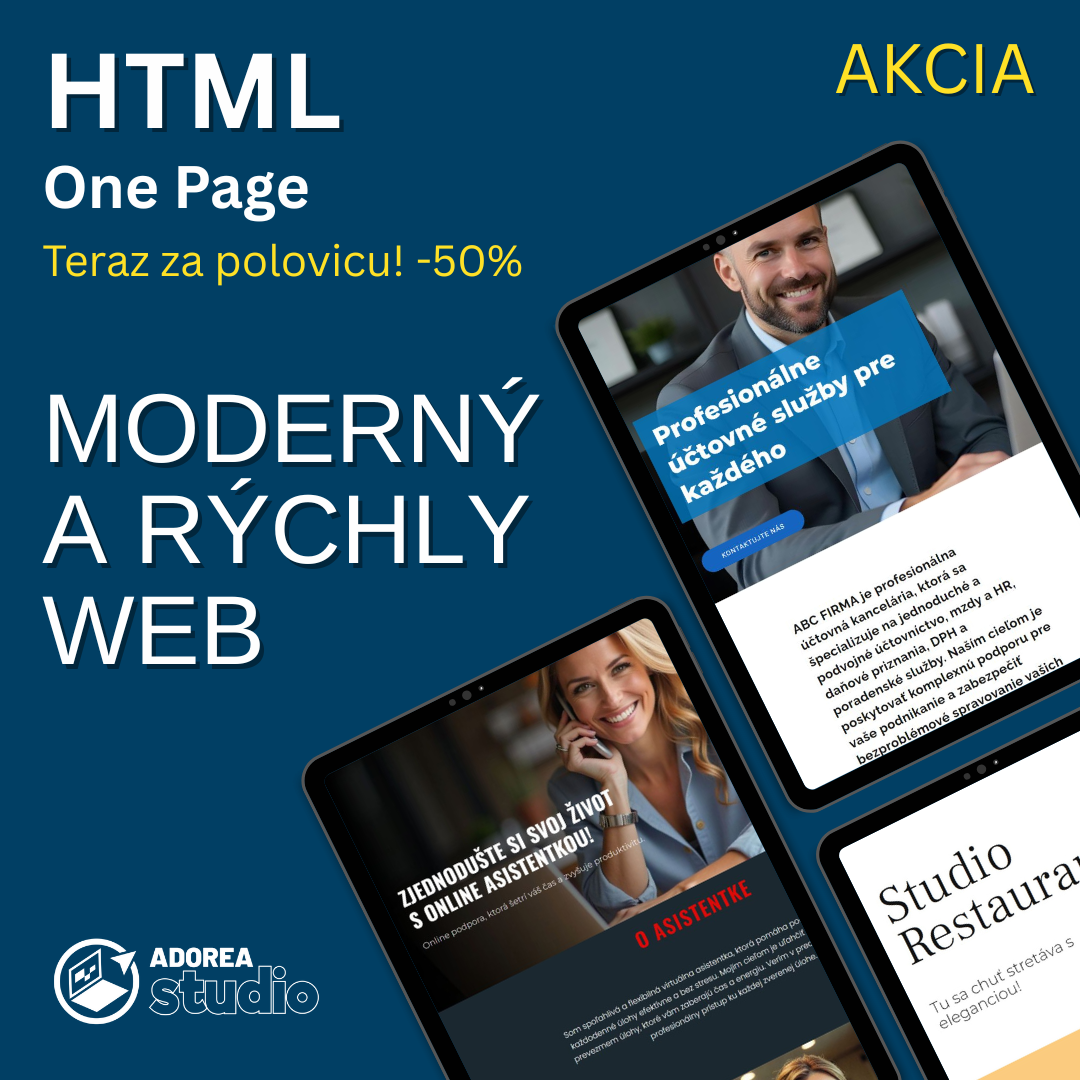 tvorba html web stránok
