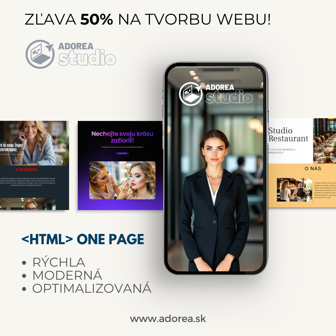 tvorba html web stránok