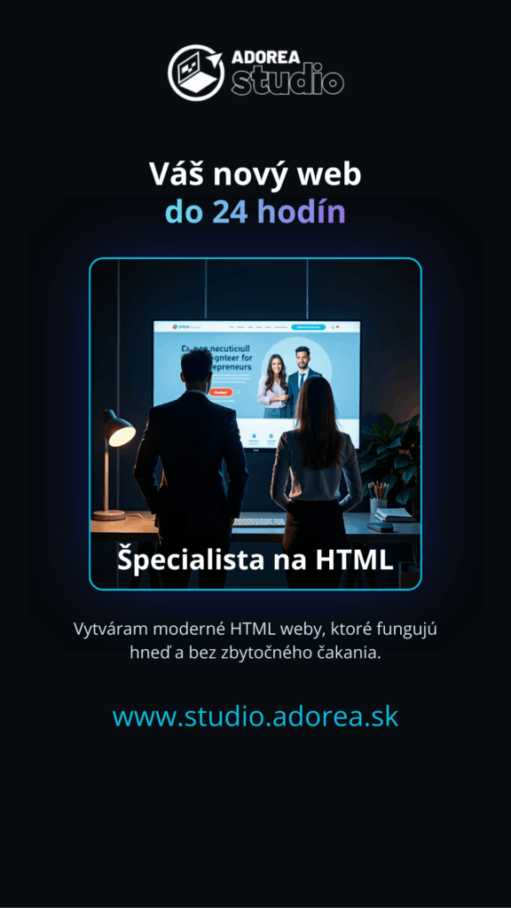 tvorba web stránok